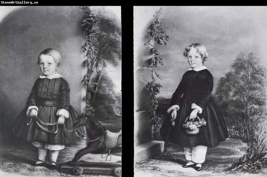 unknow artist George and Rosalie Waterhouse,children ofsusan Waterhouse